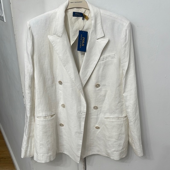 Polo Ralph Lauren Jackets & Blazers - Ralph Lauren Double Breasted Linen Blazer TAGS ON